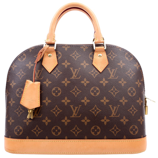 Louis Vuitton Alma PM Newer Monogram Handbag Newer 8