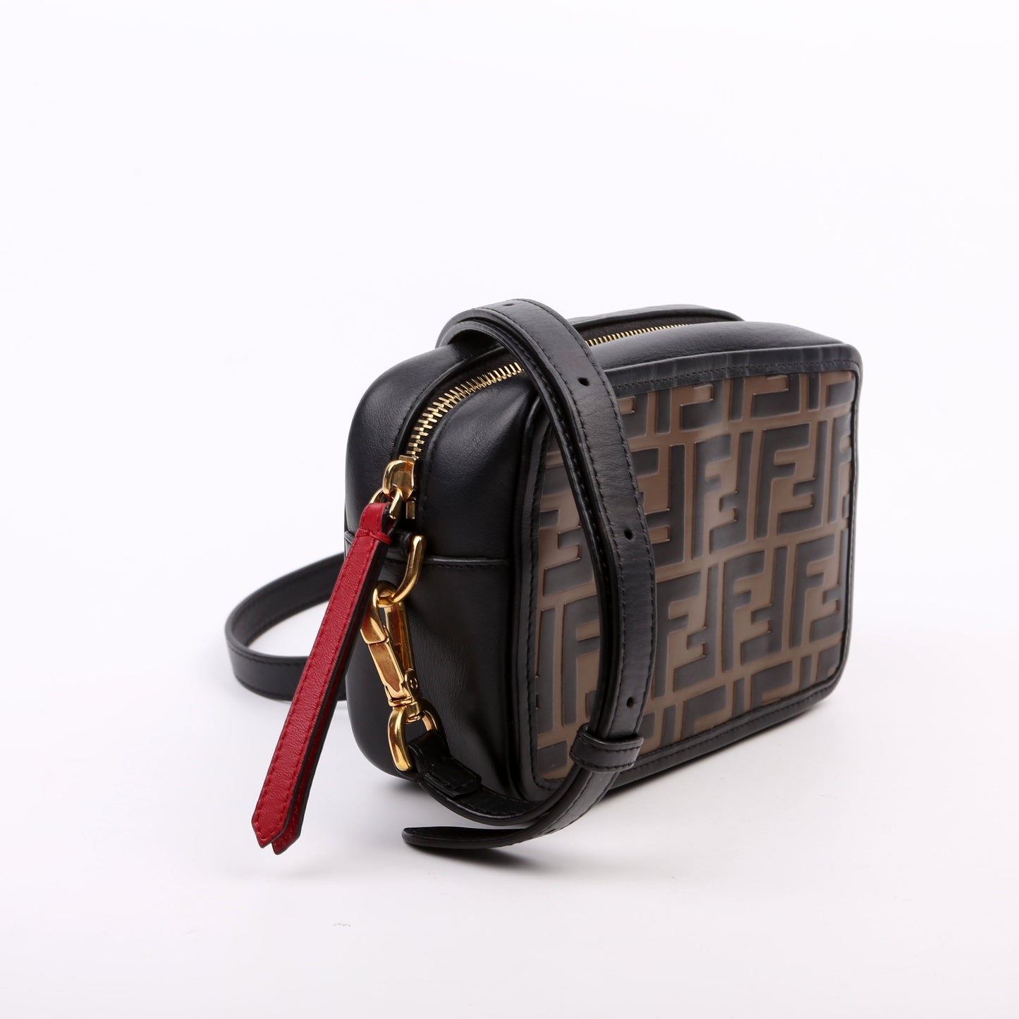 Fendi Ff Camera Bag Mini Embossed Travel Bag