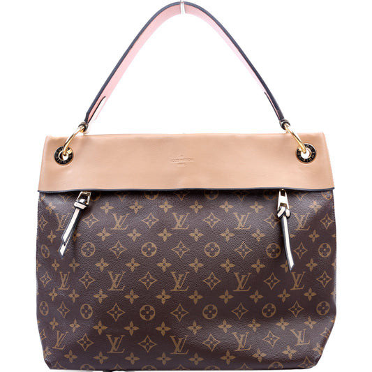 Louis Vuitton Tuileries Hobo Tan Monogram Shoulder Bag