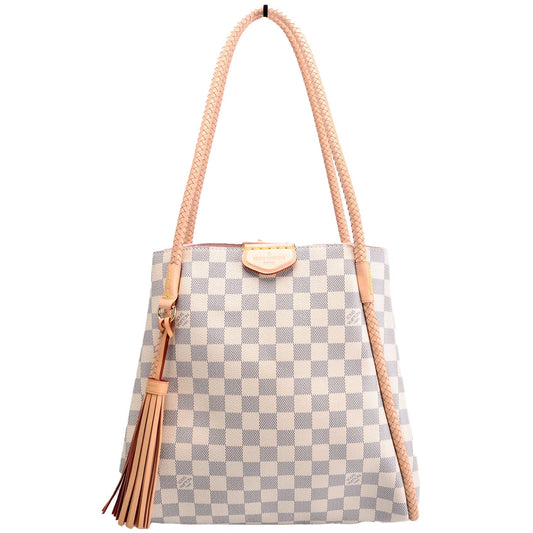 Louis Vuitton Propriano Azur Pink Damier Handbag