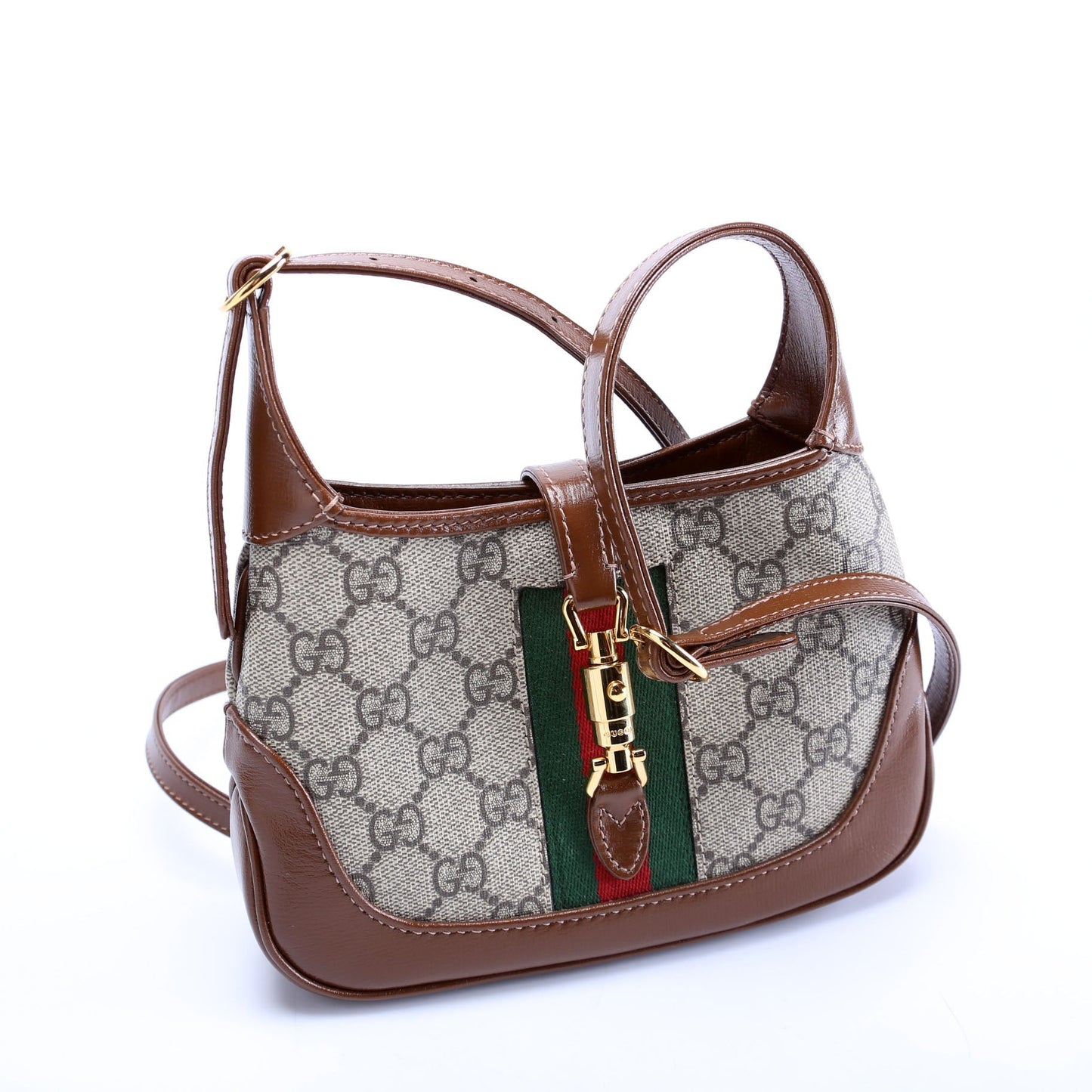 Gucci Jackie Brown Mini Shoulder Bag Brown 2