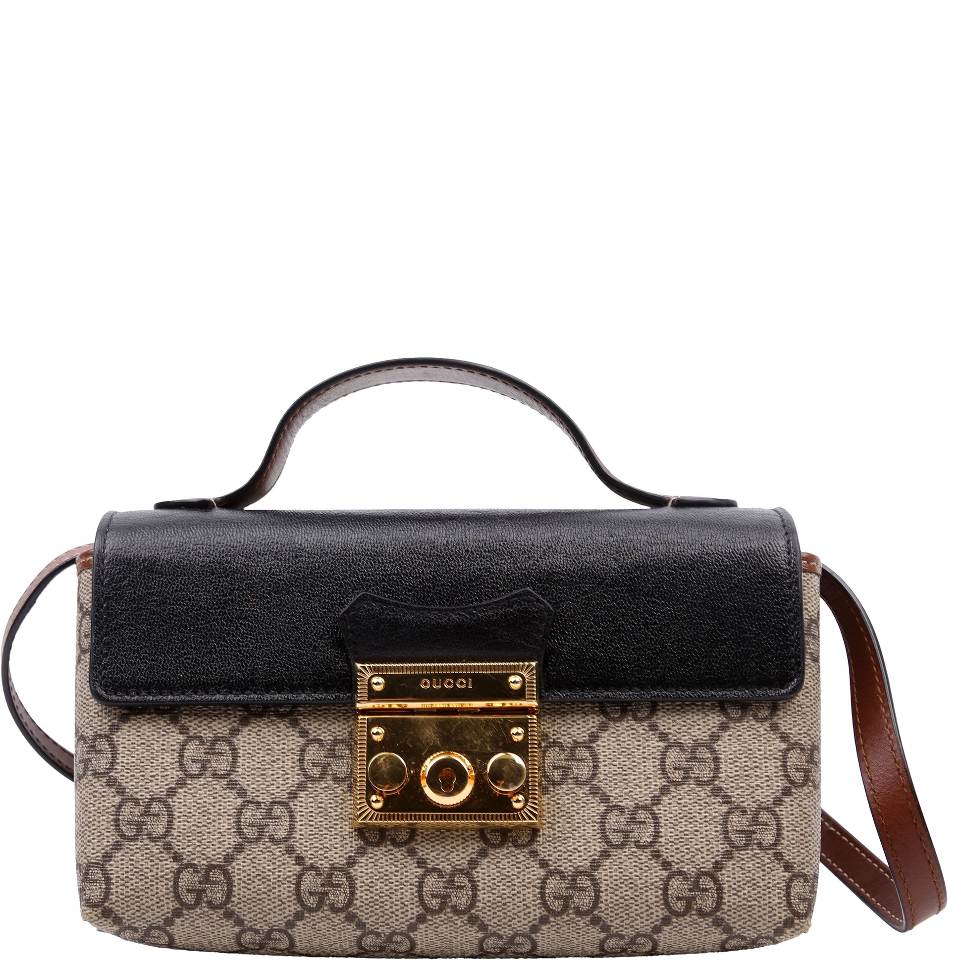 Gucci Padlock GG Supreme Mini Travel Bag