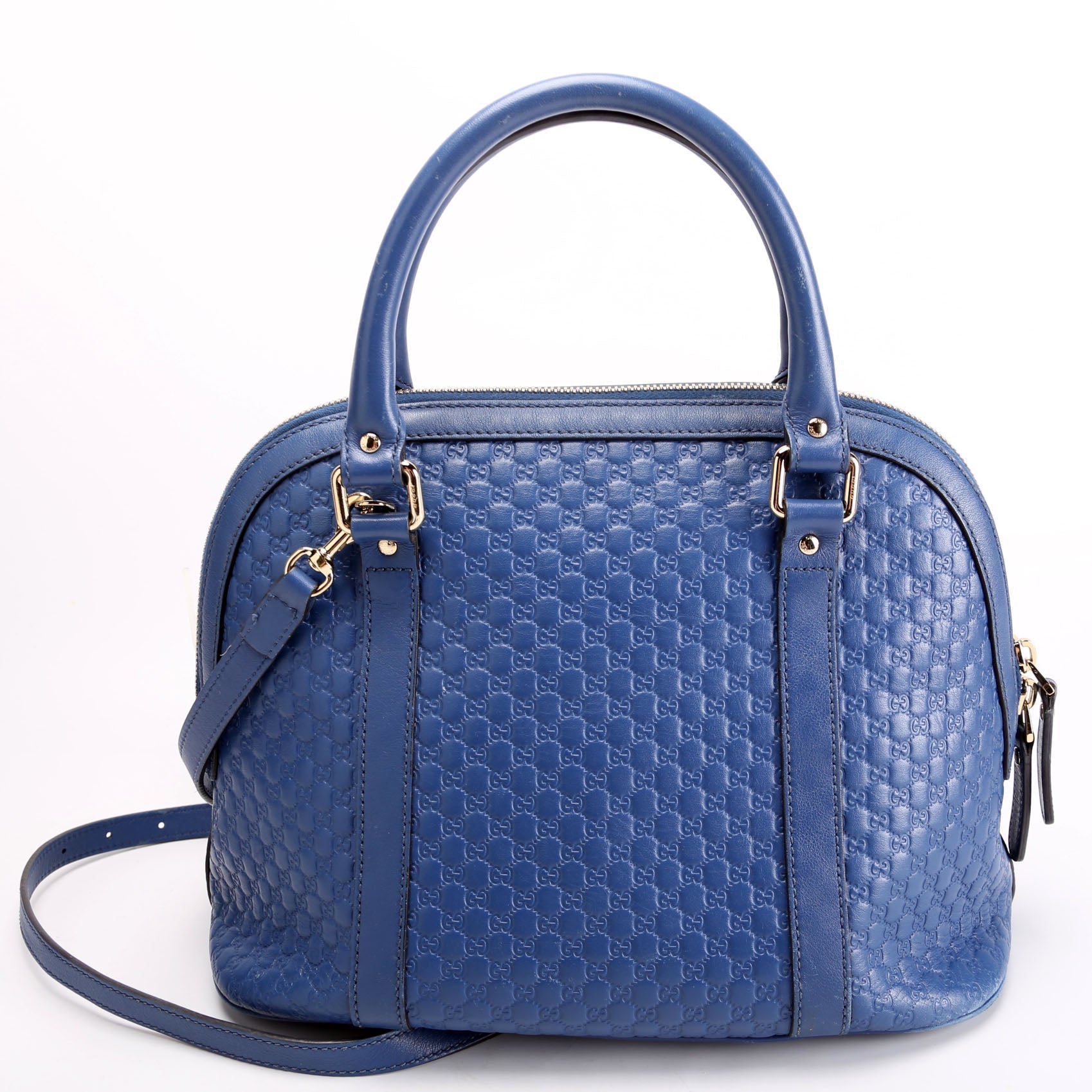 Gucci Dome Blue Medium Travel Bag