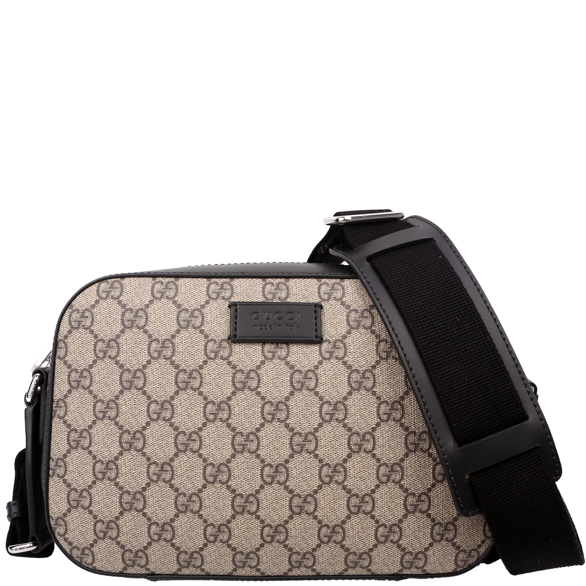 Gucci GG Camera Canvas Black Travel Bag