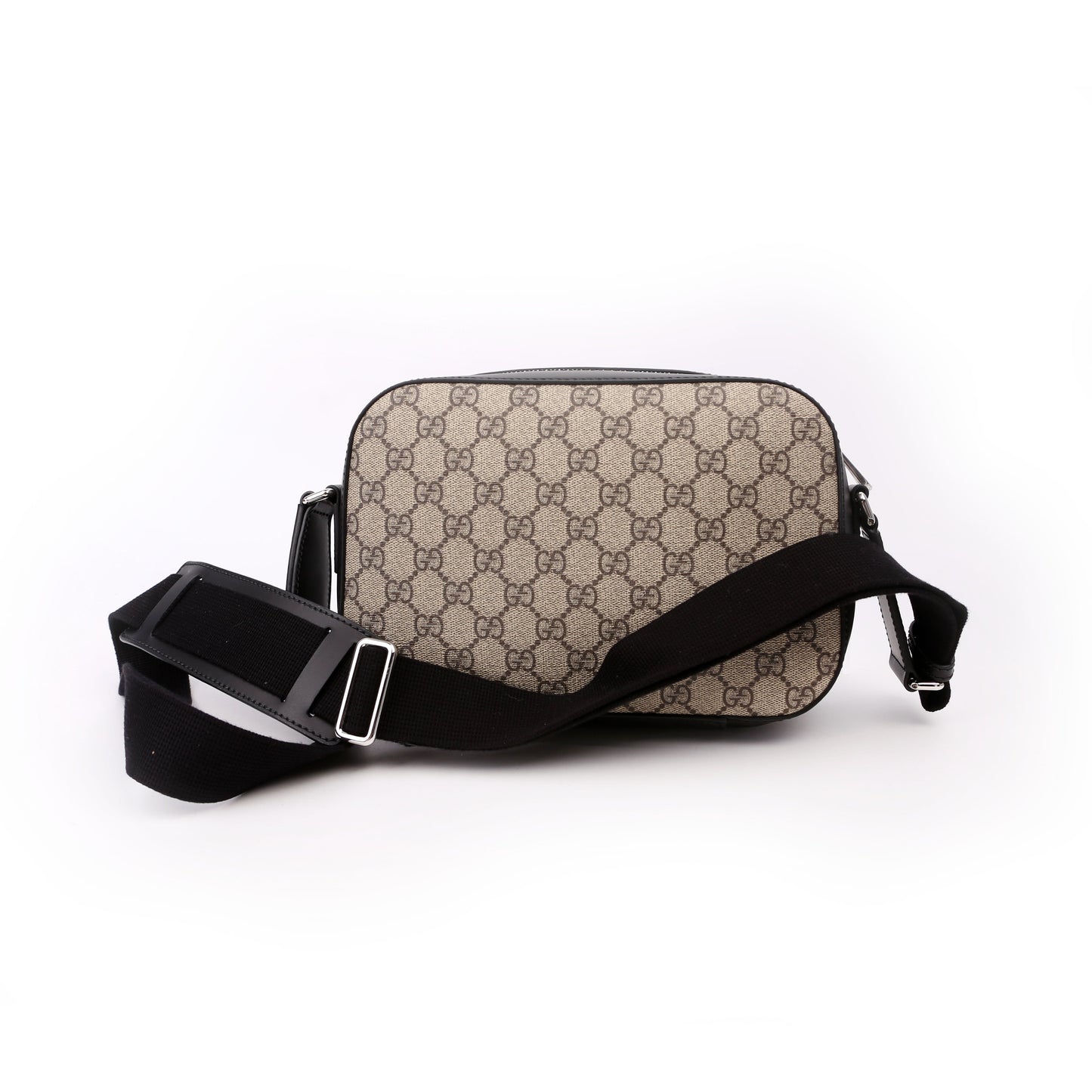 Gucci GG Camera Canvas Black Travel Bag