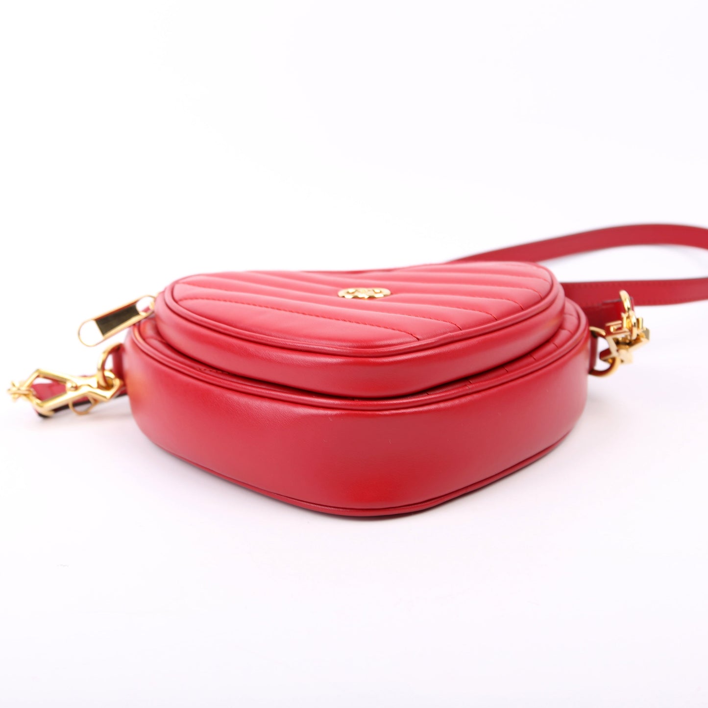 Gucci Interlocking Heart Bag Red Mini Travel Bag