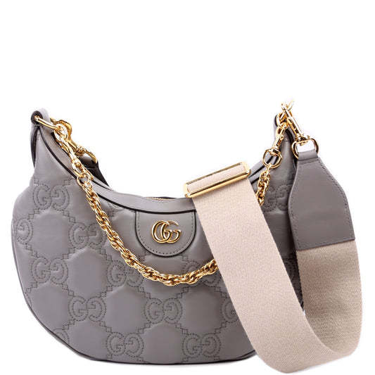 Gucci Matelasse Grey Small Travel Bag