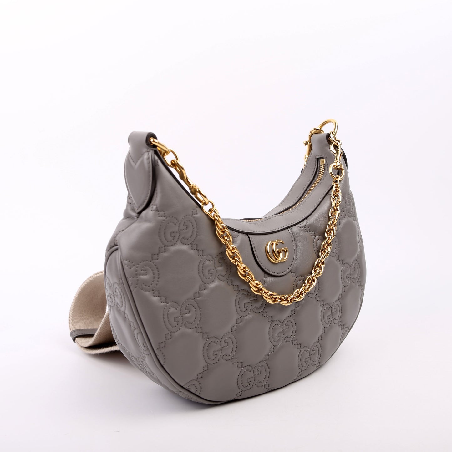 Gucci Matelasse Grey Small Travel Bag