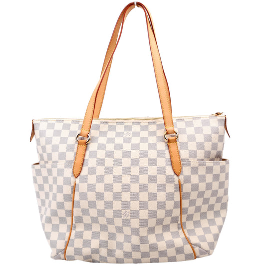 Louis Vuitton Totally Azur MM Damier Handbag Azur 14