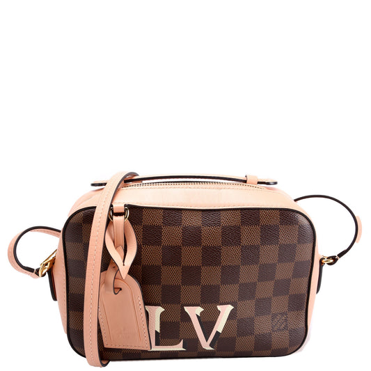 Louis Vuitton Santa Monica Ebene Pink Damier Handbag