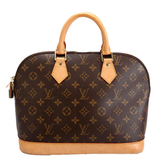Louis Vuitton Alma PM Older Monogram Brown Handbag