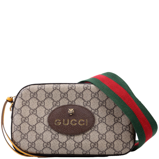 Gucci GG Supreme Messenger Brown Travel Bag Brown 5