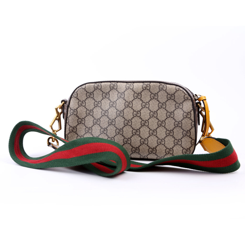 Gucci GG Supreme Messenger Brown Travel Bag Brown 5