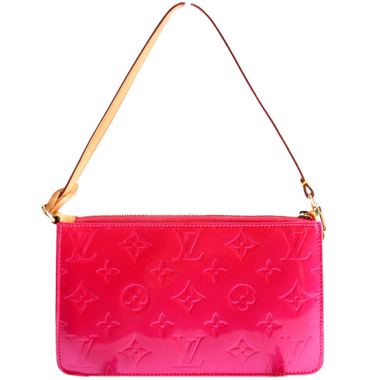 Louis Vuitton Pochette Lexington Vernis Pink Clutch Bag
