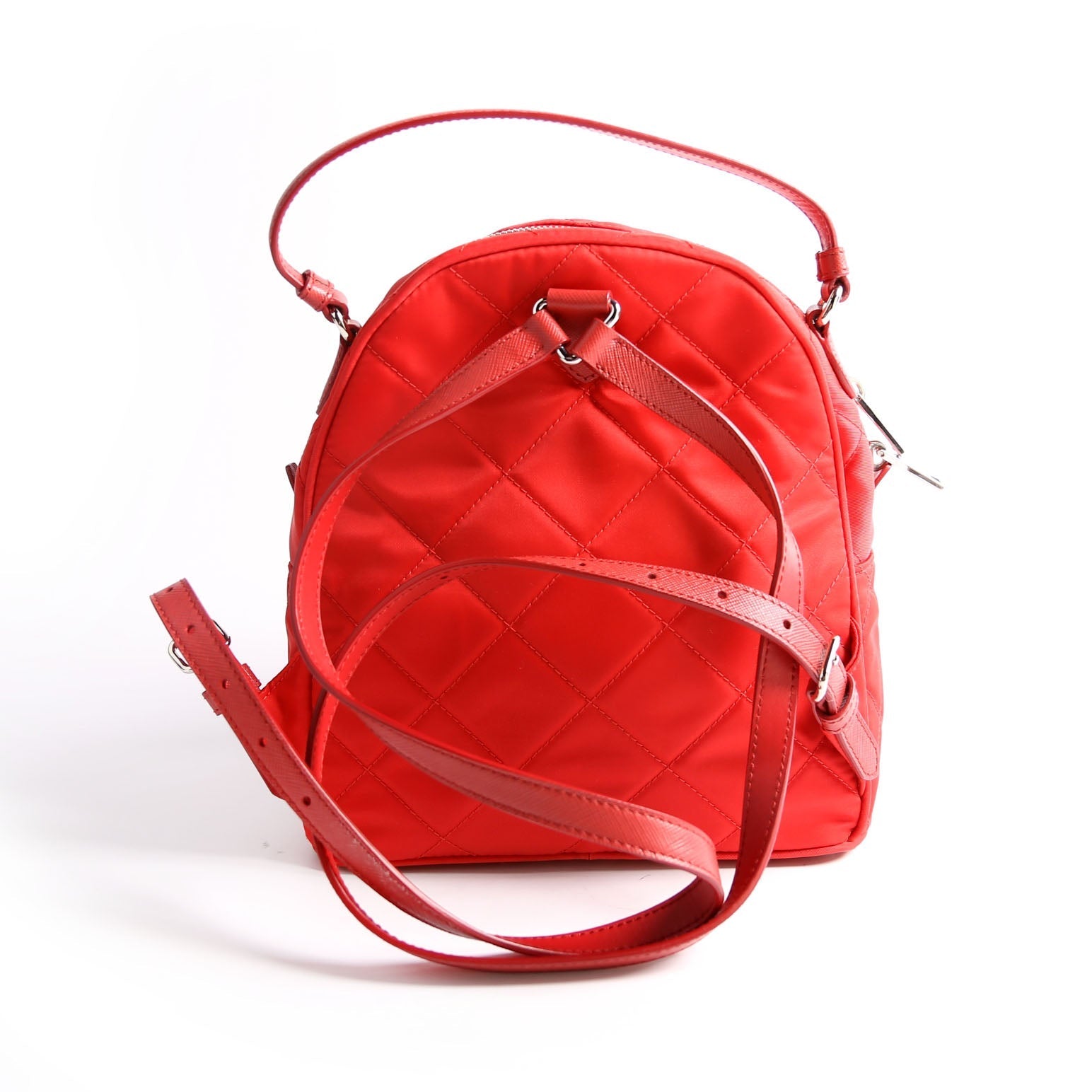 Prada Mini Backpack Bag Nylon Quilted