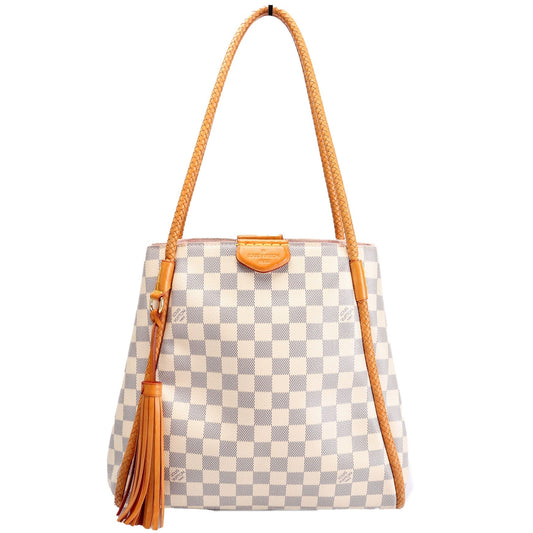 Louis Vuitton Propriano Azur Pink Damier Handbag Pink 1