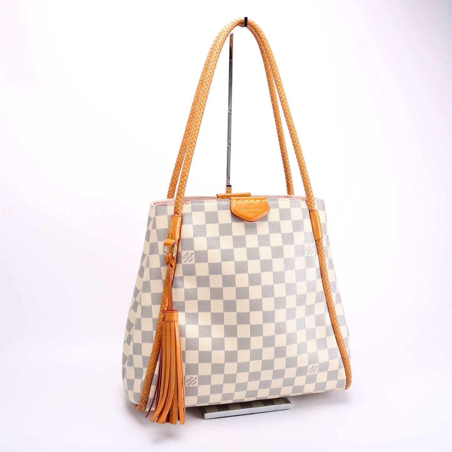 Louis Vuitton Propriano Azur Pink Damier Handbag Pink 1