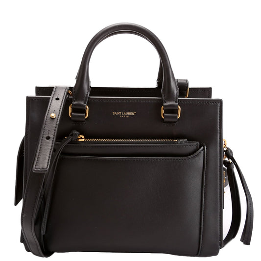 YSL Saint Laurent Saint Laurent Eastside Smooth Calfskin Tote Bag Black Small
