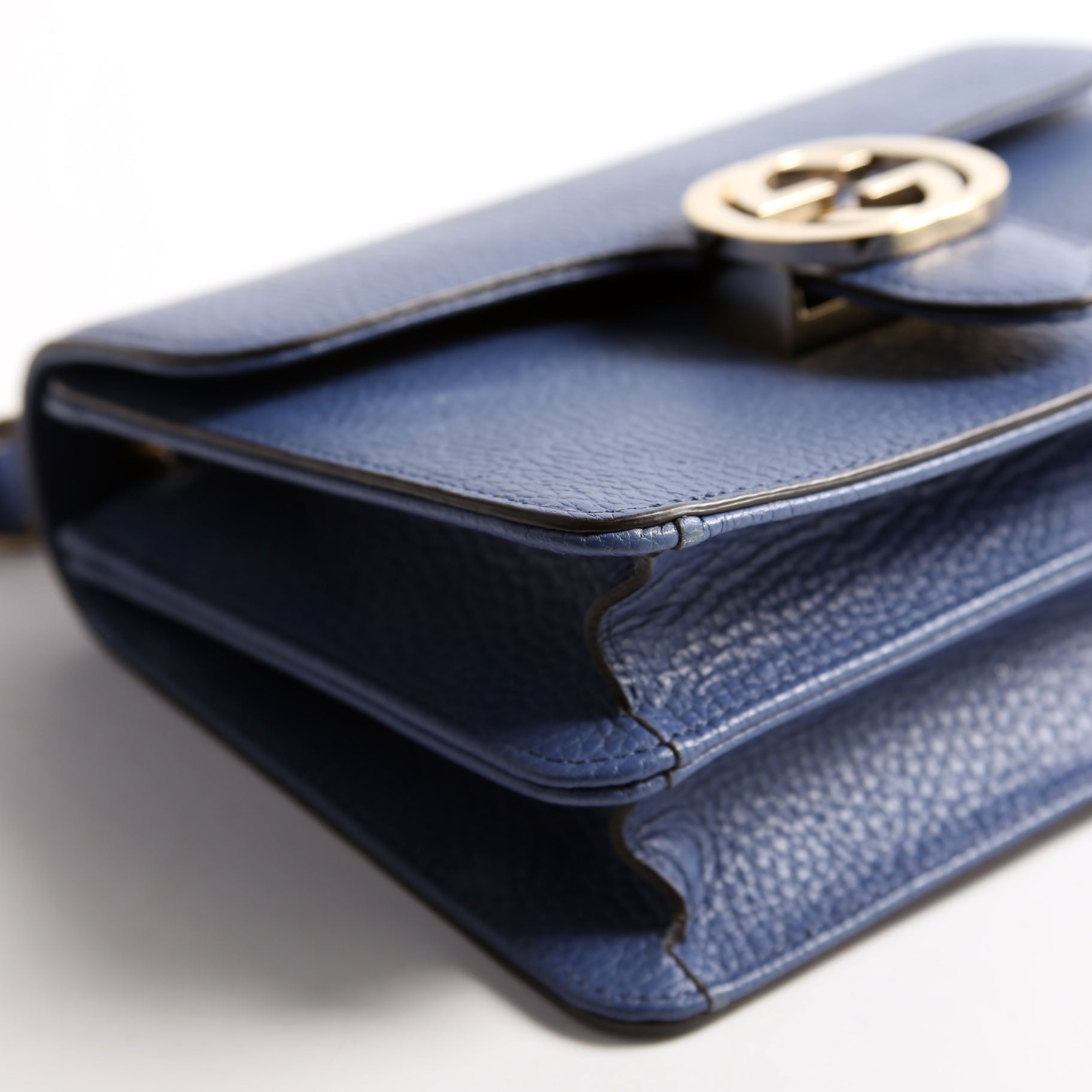 Gucci Interlock Blue Small Crossbody Bag