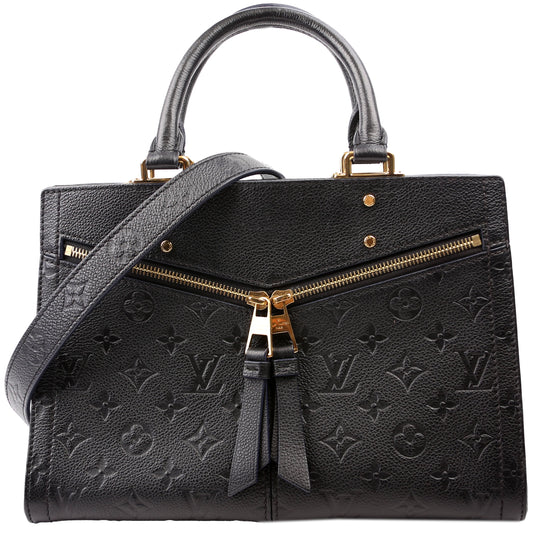 Louis Vuitton Sully Black PM Empreinte Handbag