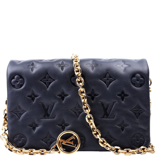 Louis Vuitton Pochette Coussin Black Clutch Bag