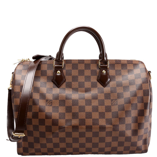 Louis Vuitton Speedy 35 Ebene Handbag Strap Ebene
