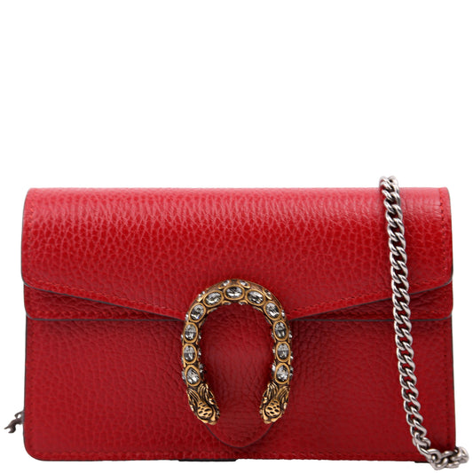 Gucci Dionysus Super Leather Red Mini Travel Bag Red 2