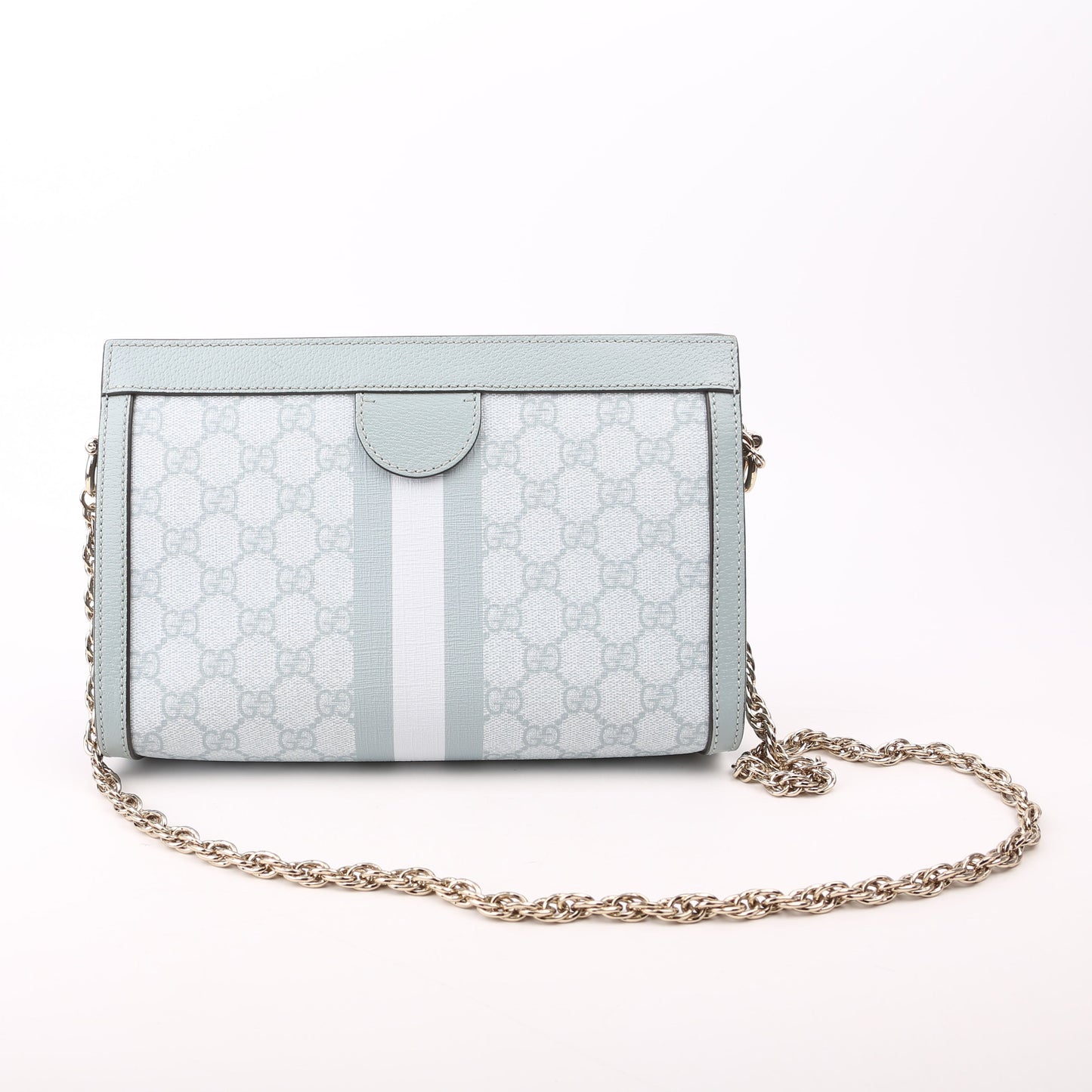 Gucci GG Supreme Ophidia Blue Small Chain Travel Bag