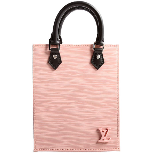 Louis Vuitton Sac Plat Petit Pink Epi Handbag