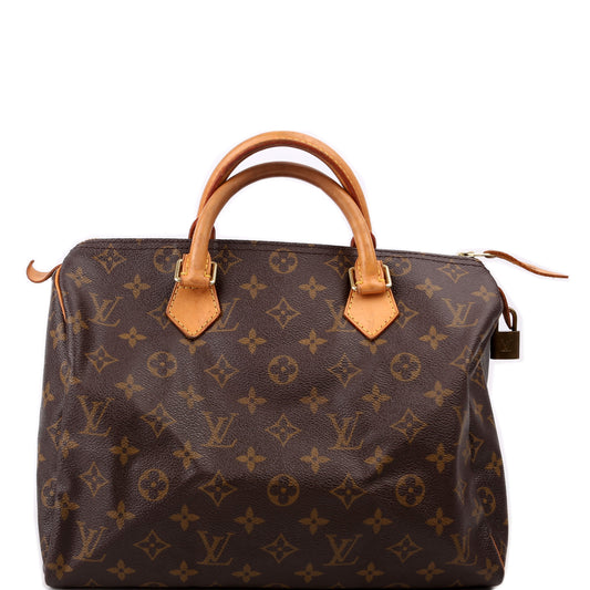 Louis Vuitton Speedy 30 Monogram Handbag Monogram 98