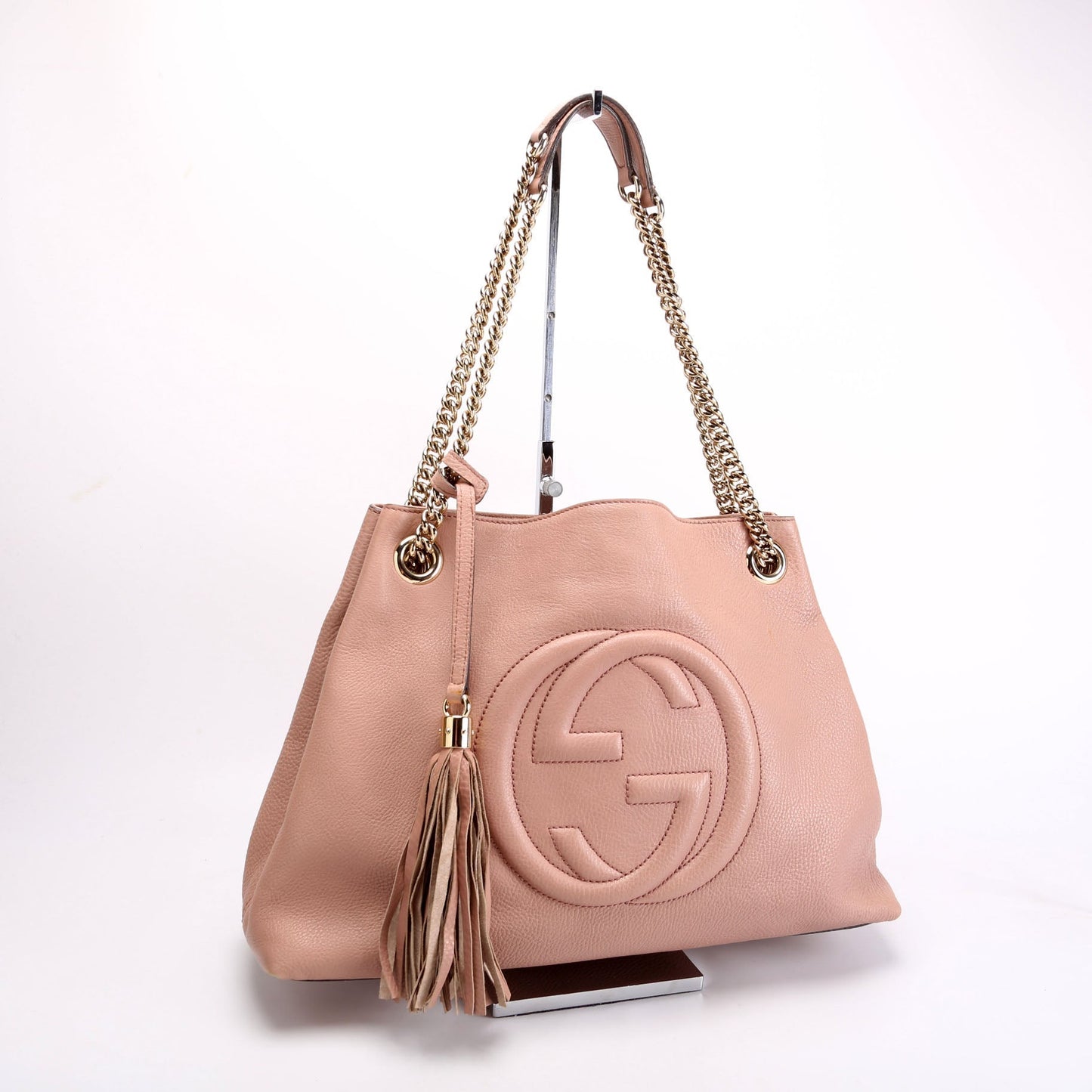 Gucci Soho Leather Tan Medium Shoulder Bag