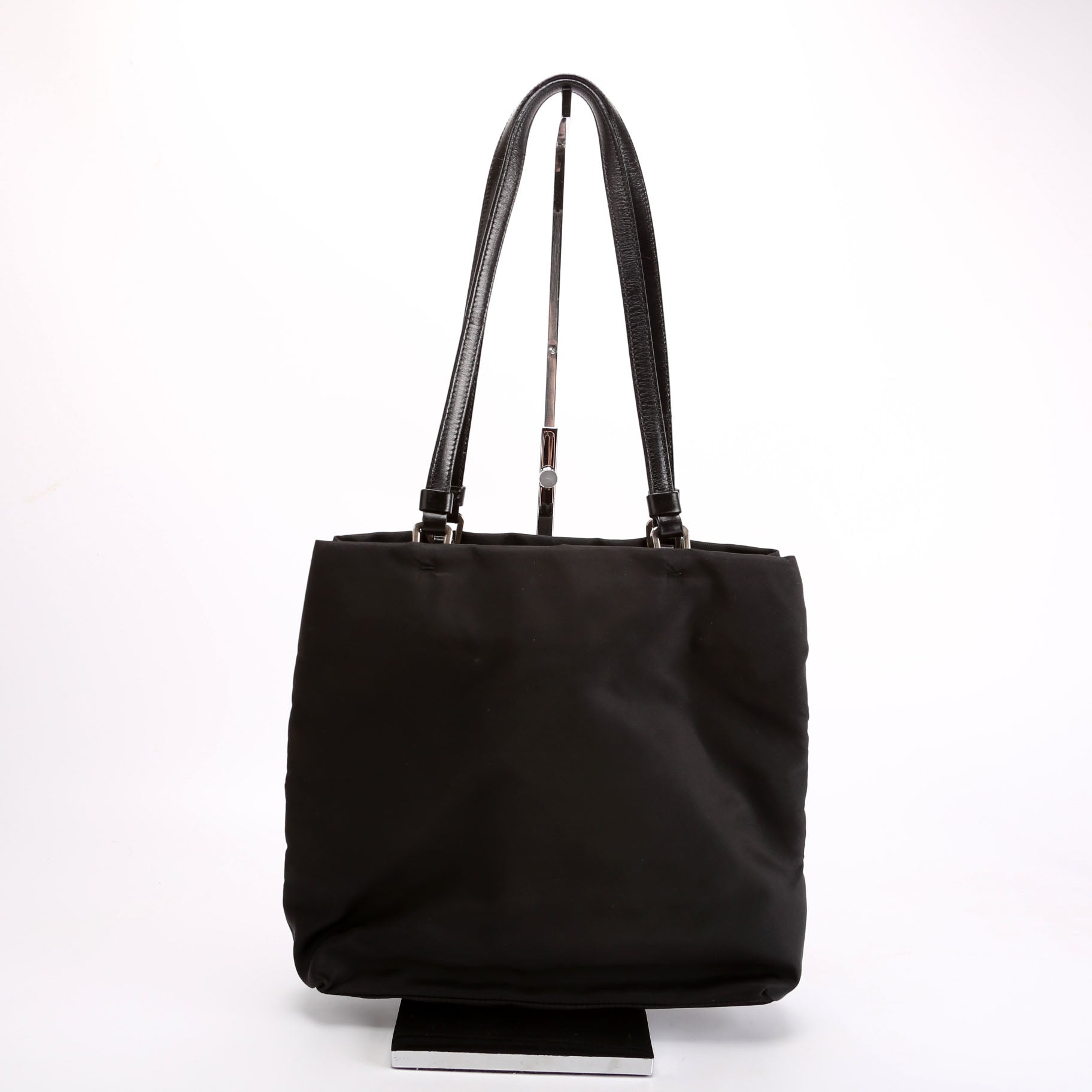 Prada Tessuto Tote Bag Nylon Black