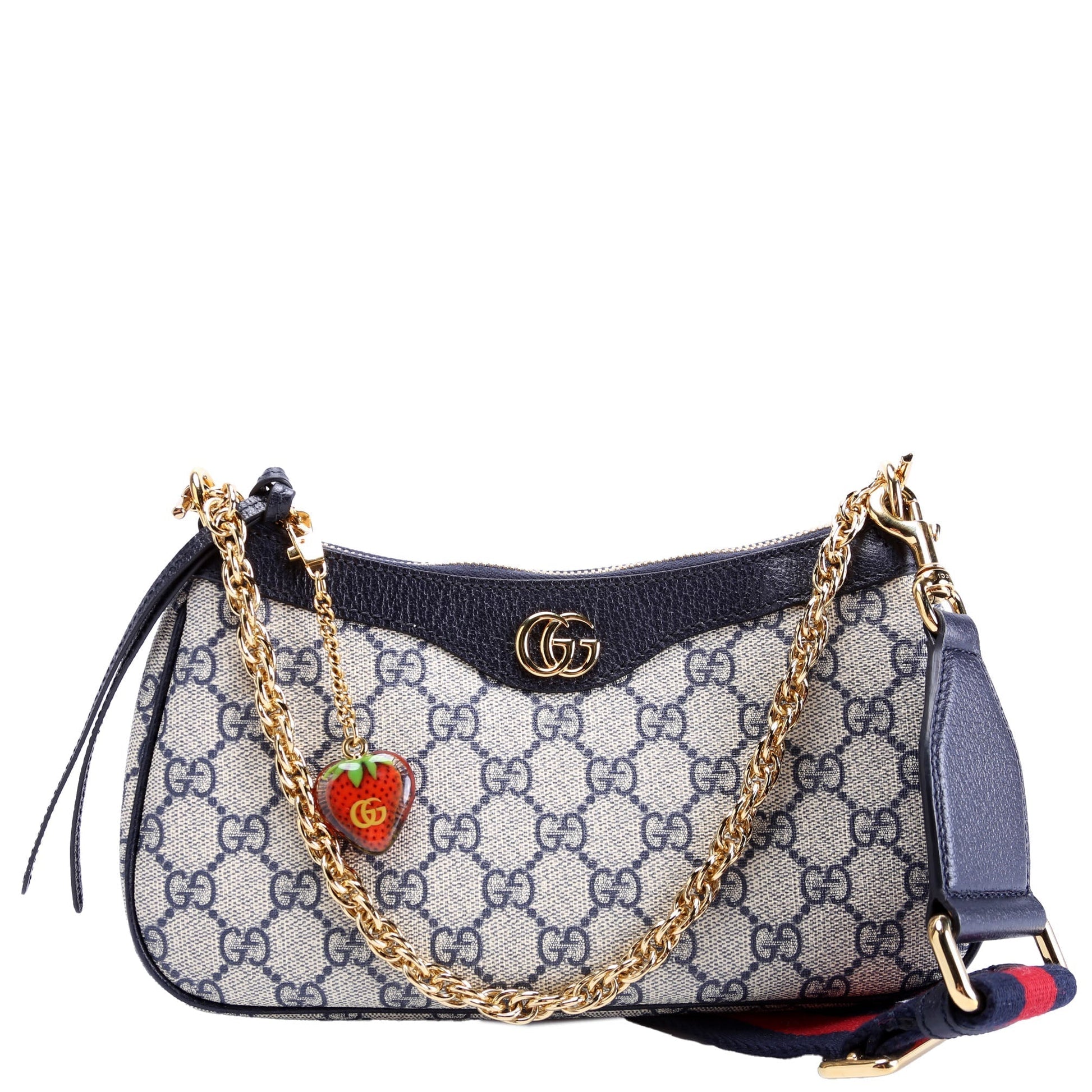 Gucci GG Supreme HandNavy Small Travel Bag