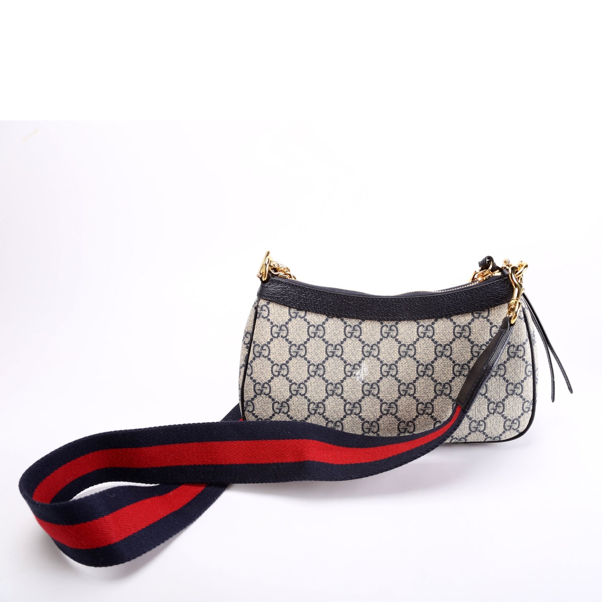 Gucci GG Supreme HandNavy Small Travel Bag