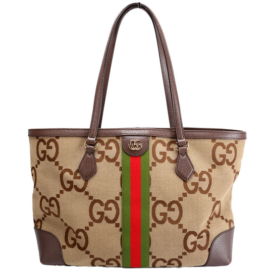 Gucci Jumbo GG Ophidia Brown Tote Bag