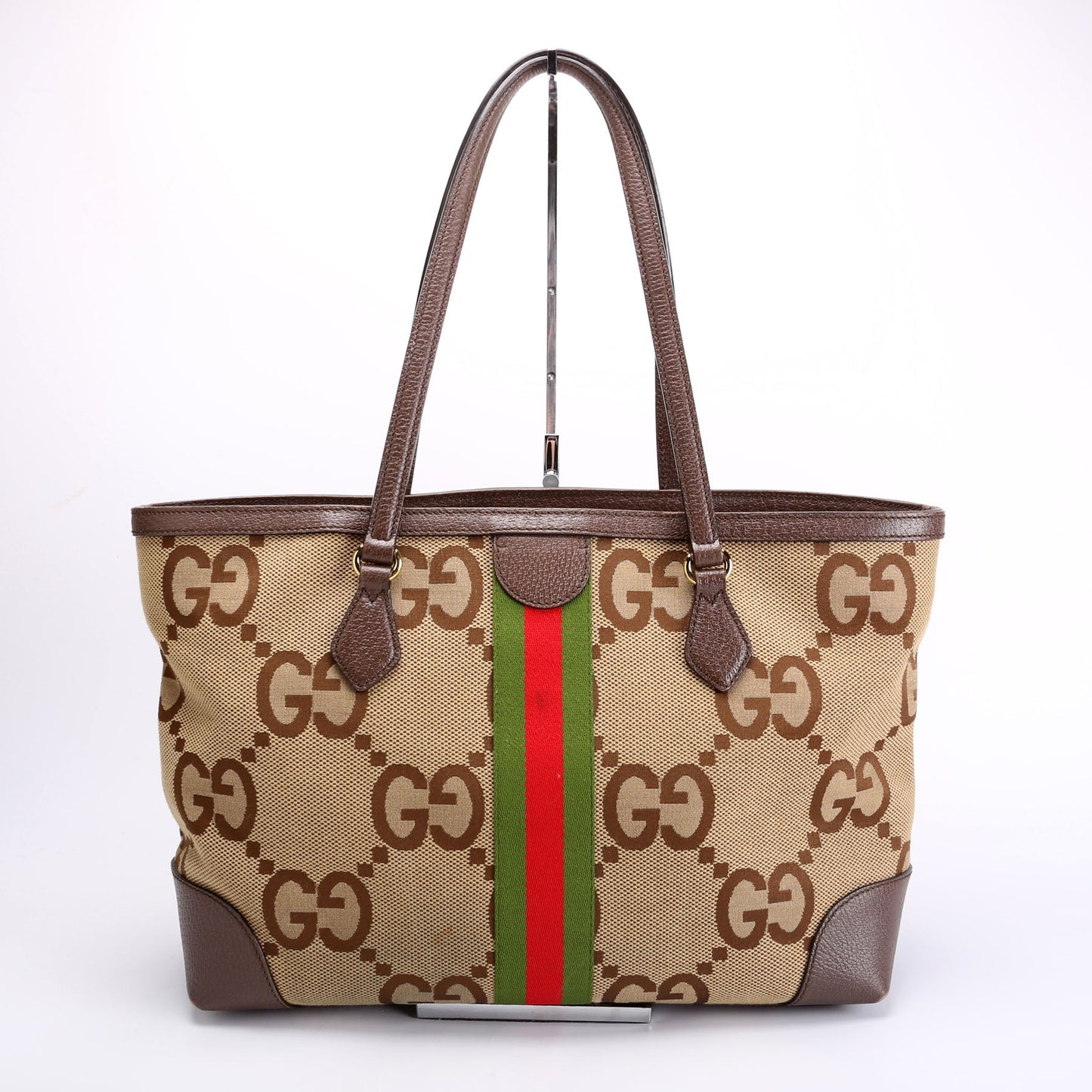 Gucci Jumbo GG Ophidia Brown Tote Bag