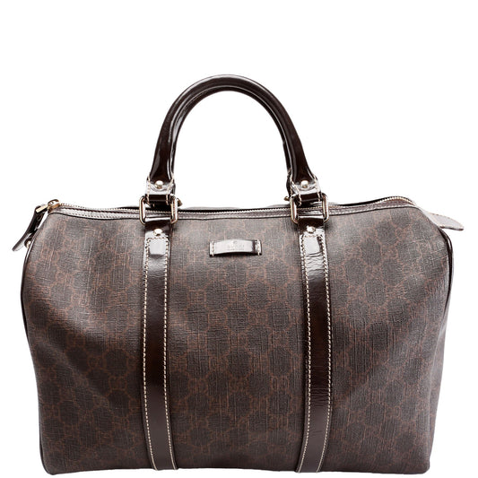 Gucci Joy Boston Brown Travel Bag Brown 2