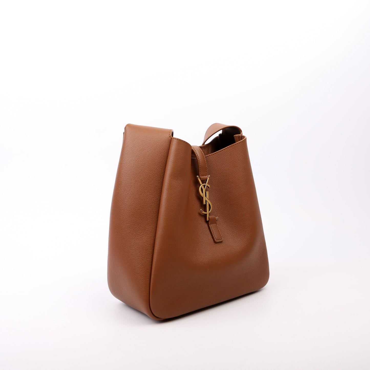 YSL Saint Laurent Saint Laurent Le Supple Hobo Bag Brown Small Shoulder Bag