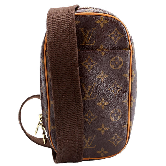 Louis Vuitton Pochette Gange Monogram Clutch Bag Monogram 25