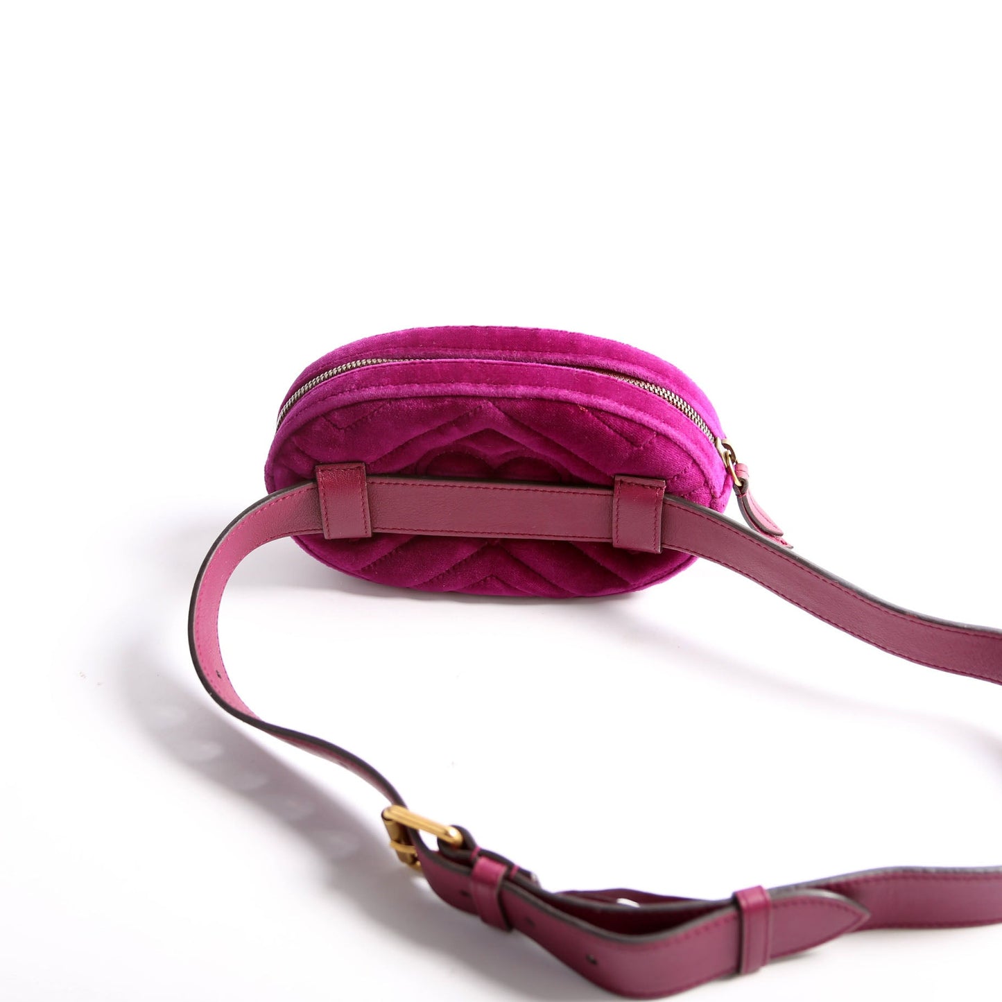 Gucci Marmont Velvet Purple Belt