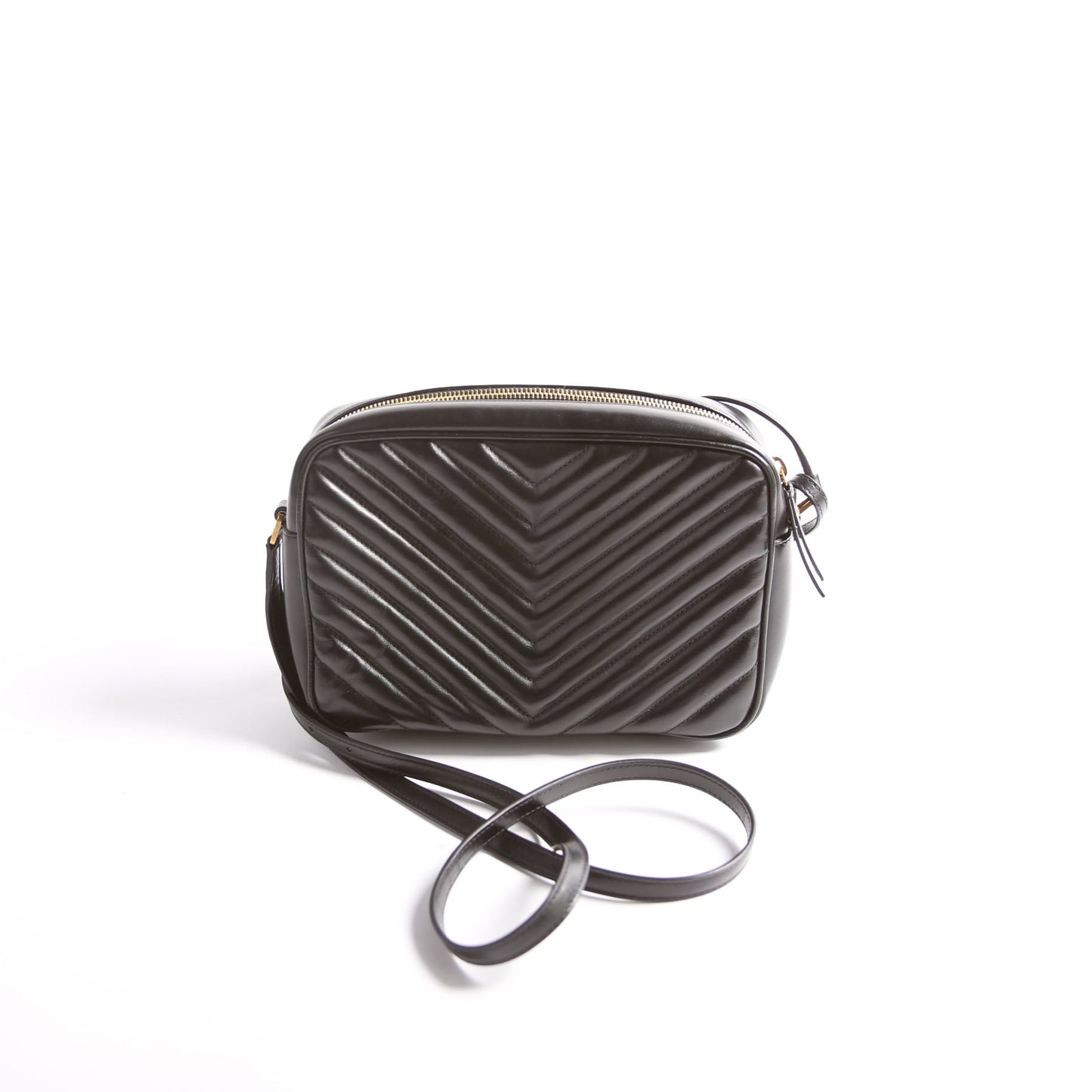 YSL Saint Laurent Lou Camera Bag Quilted Black Travel Bag