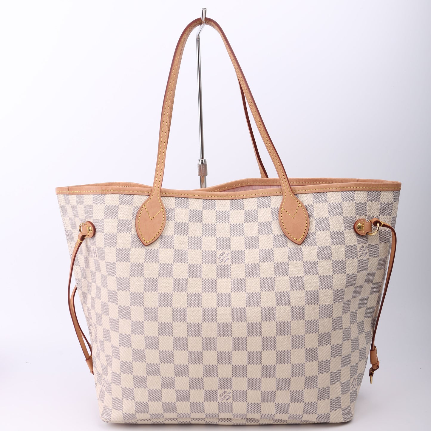 Louis Vuitton Neverfull MM Azur Damier Pink Wallet Case