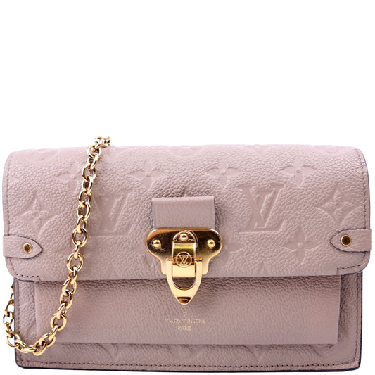 Louis Vuitton Vavin Taupe Empreinte Wallet Case