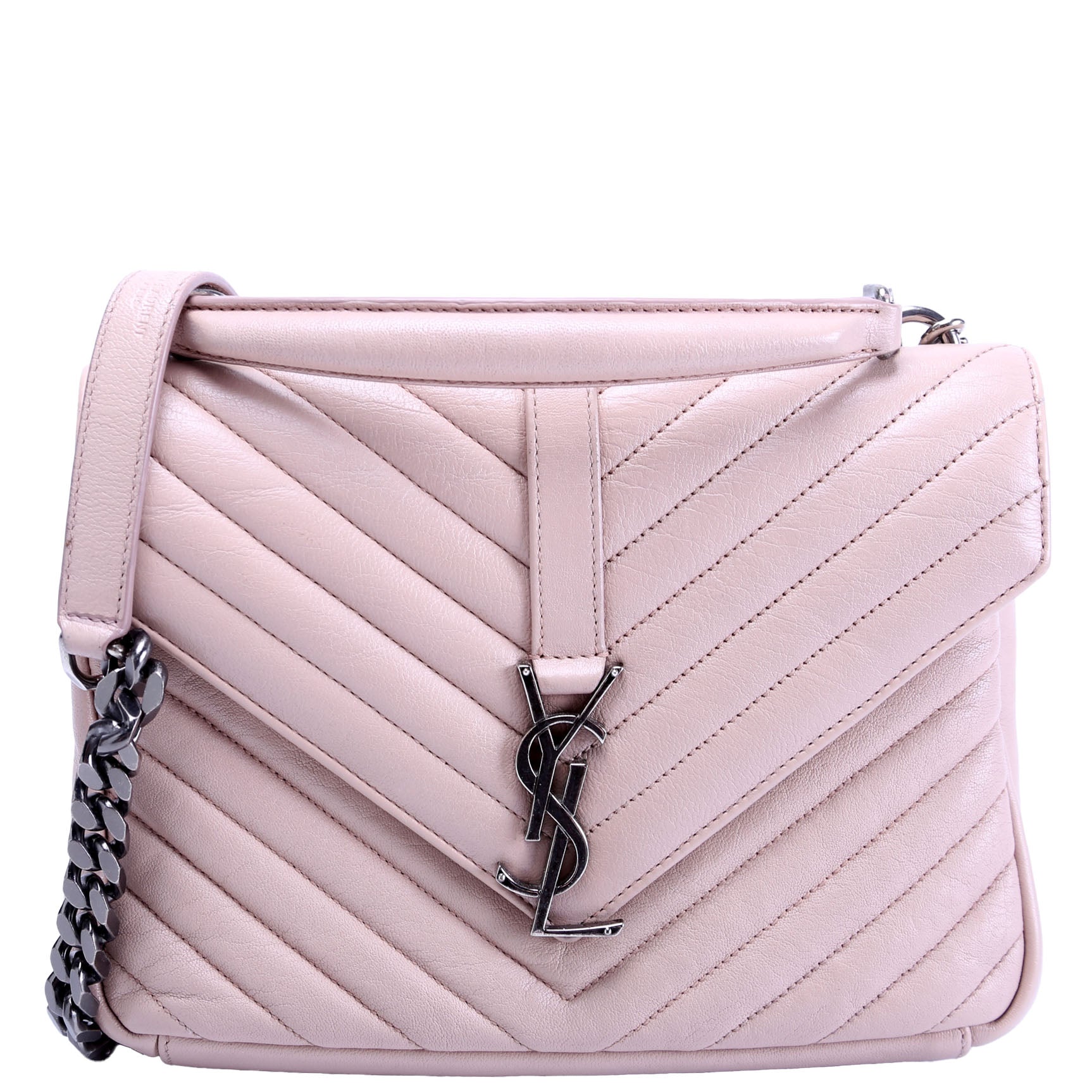 YSL Saint Laurent Saint Laurent College Taupe Bag Medium Travel Bag