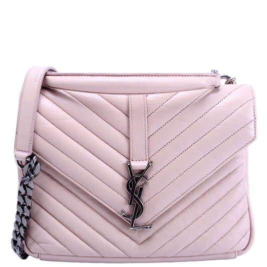 YSL Saint Laurent Saint Laurent College Taupe Bag Medium Travel Bag