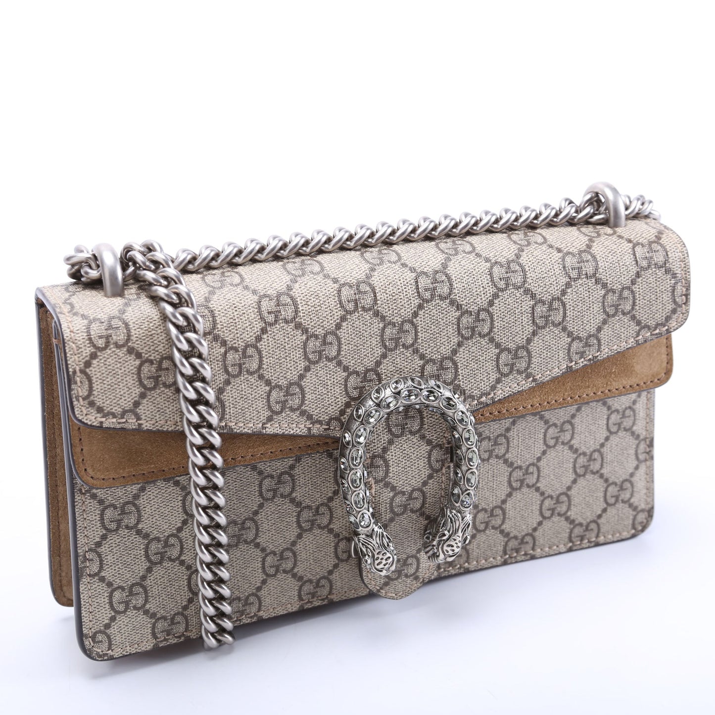 Gucci Dionysus GG Supreme Tan Small Travel Bag