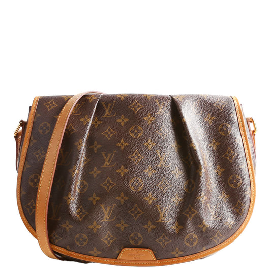 Louis Vuitton Menilmontant MM Monogram Brown Handbag