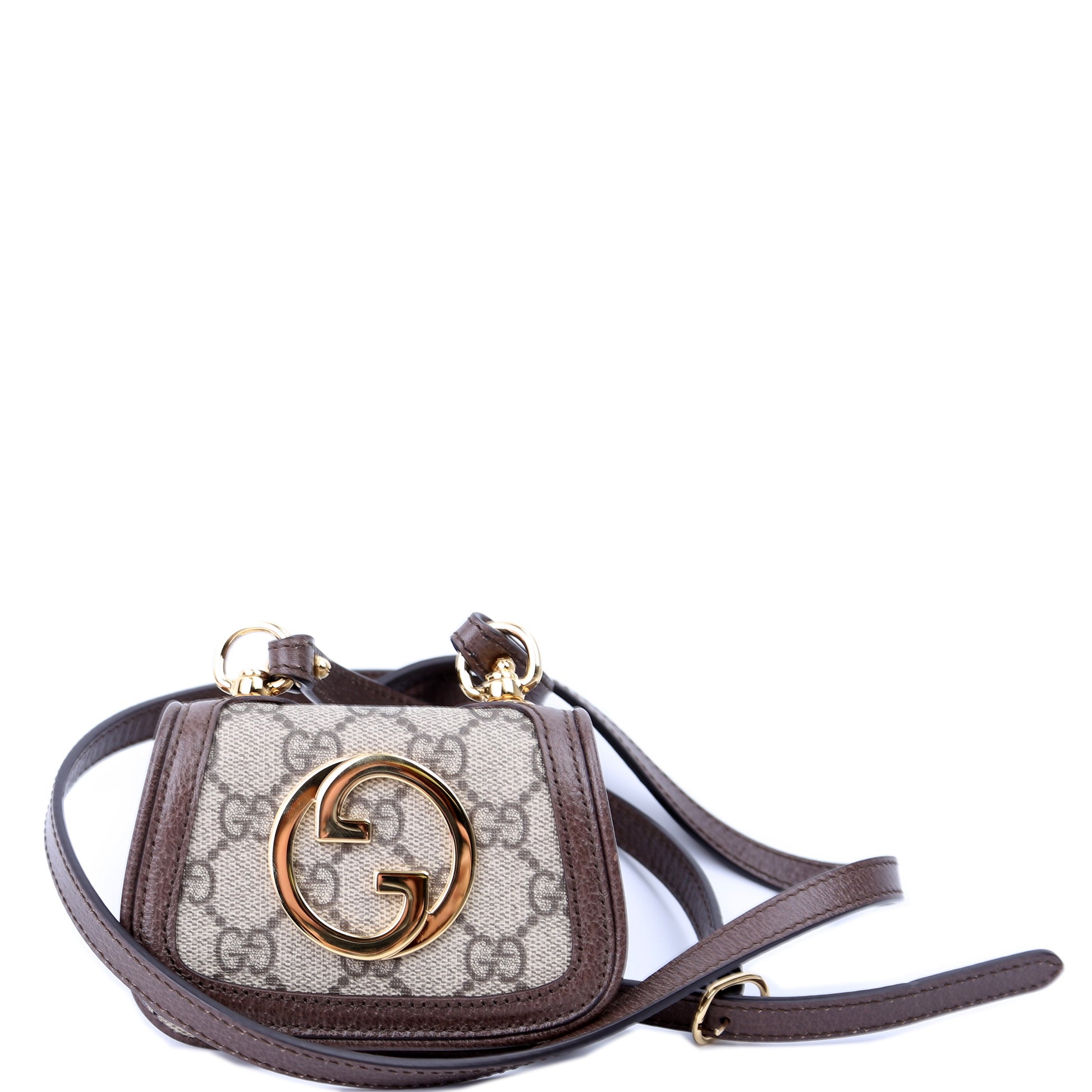 Gucci GG Supreme Blondie Micro on Wallet Case