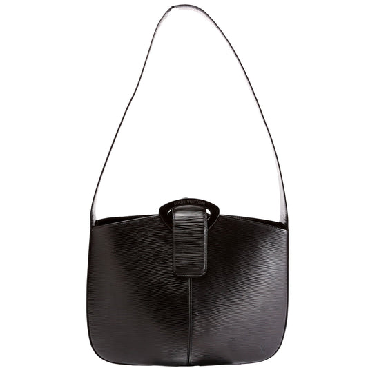 Louis Vuitton Reverie Black Epi Handbag Black 2