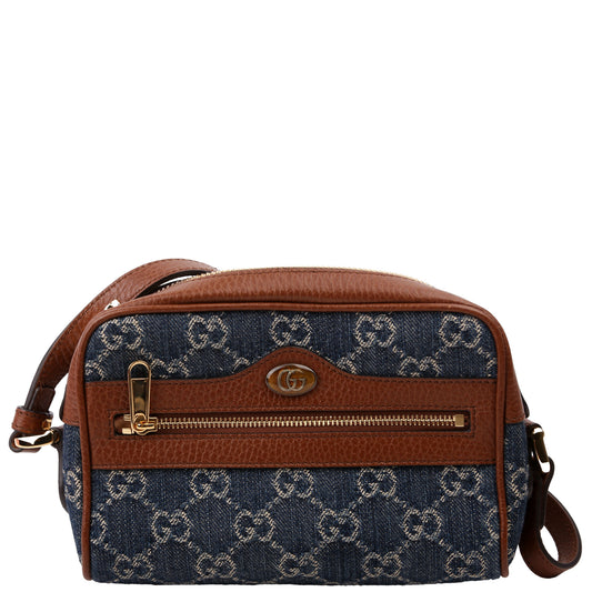 Gucci GG Ophidia Denim Mini Travel Bag Ophidia 1